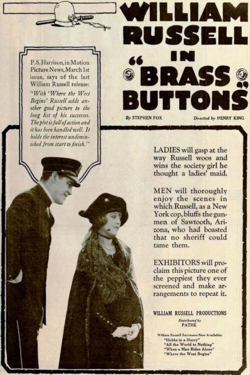 Brass Buttons Poster