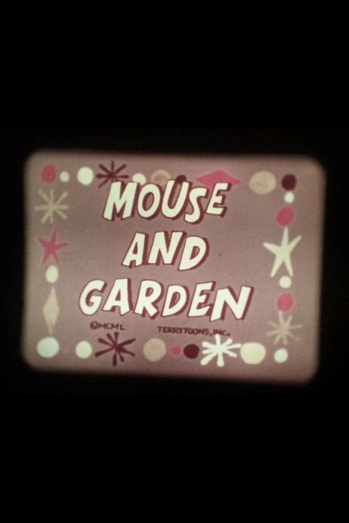 Mouse and Garden Poster