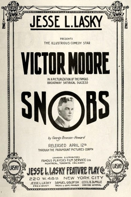 Snobs Poster