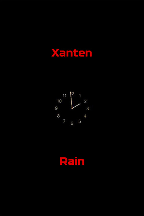 Xanten Rain Poster