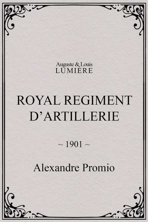 Royal regiment d’artillerie Poster