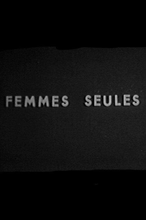 Femmes seules Poster