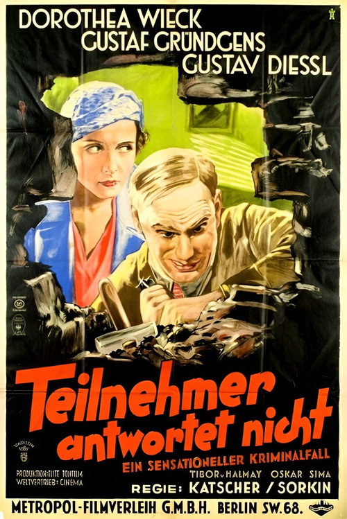 Teilnehmer antwortet nicht Poster