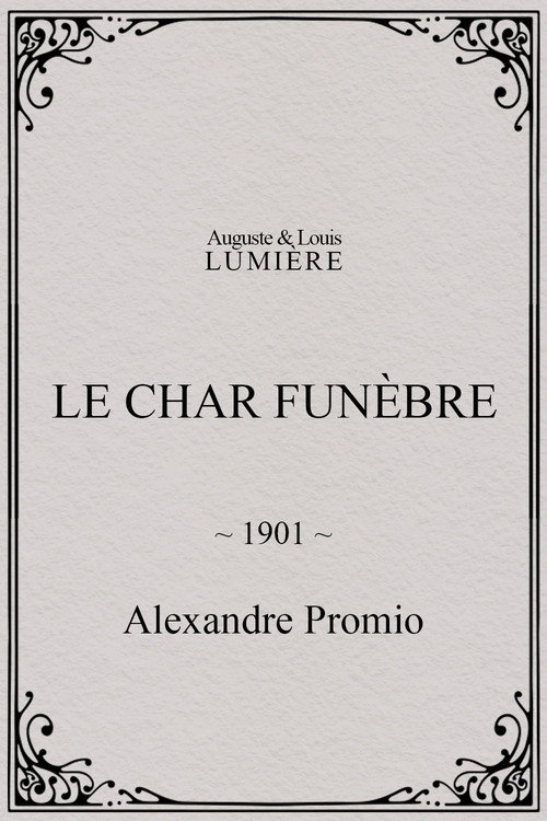 Le char funèbre Poster