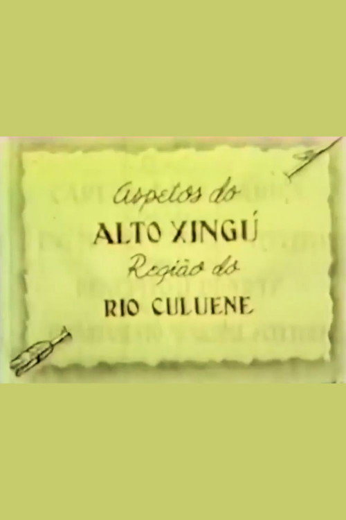 Aspectos do Alto Xingu Poster