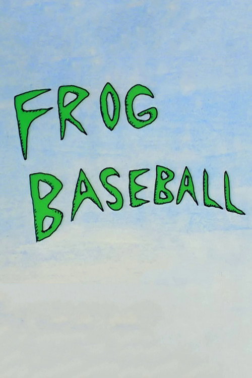 Frog Baseball Poster