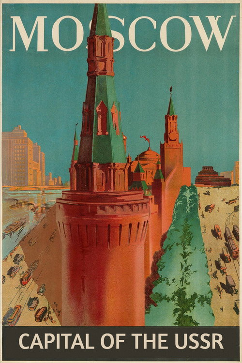Moscow, Capital of the USSR Poster