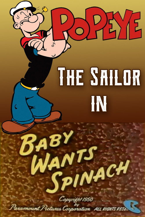 Baby Wants Spinach Poster