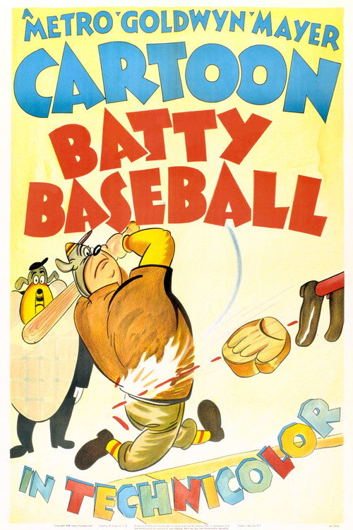 Batty Baseball Poster