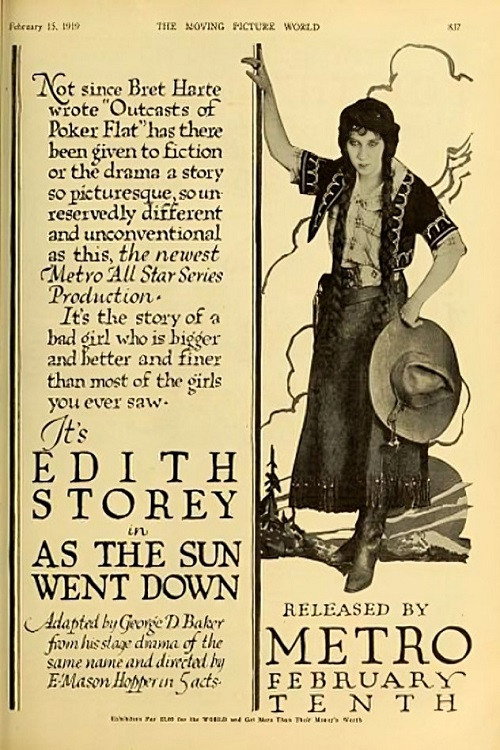 As the Sun Went Down Poster