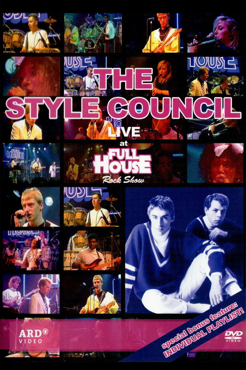 The Style Council: Live at Full House Rock Show Poster