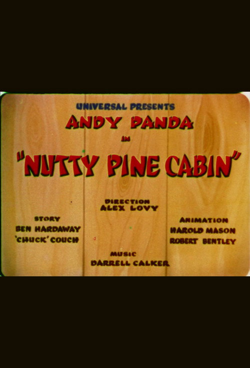 Nutty Pine Cabin Poster