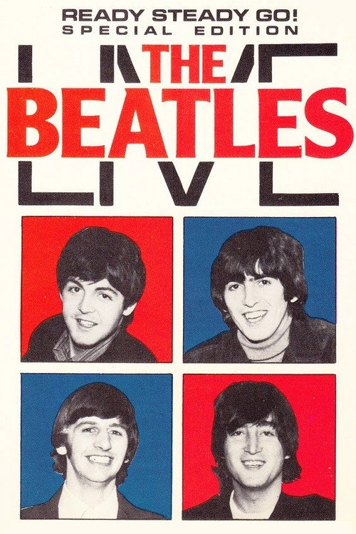 Ready Steady Go! The Beatles Live Poster