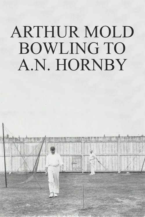Arthur Mold Bowling to A.N. Hornby Poster