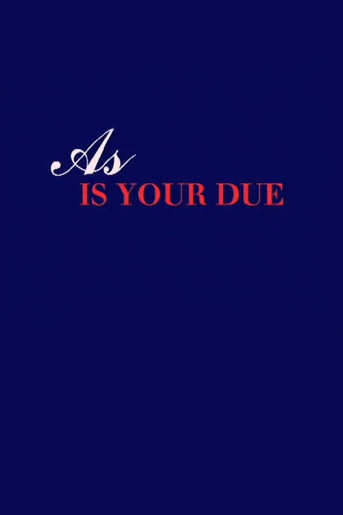 As is your due Poster