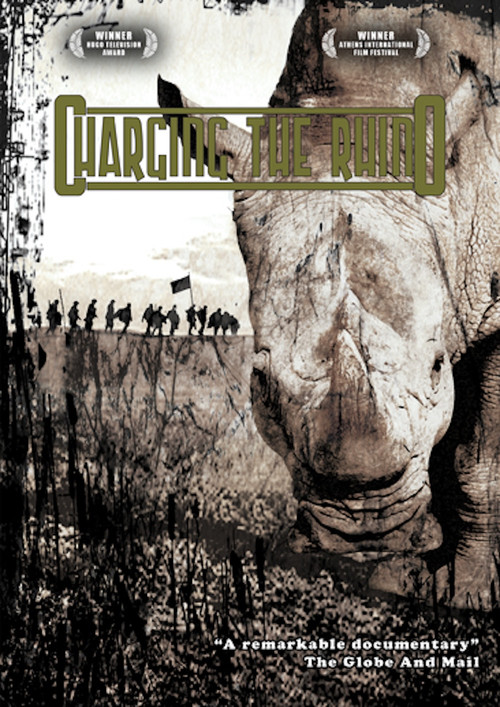 Charging The Rhino Poster