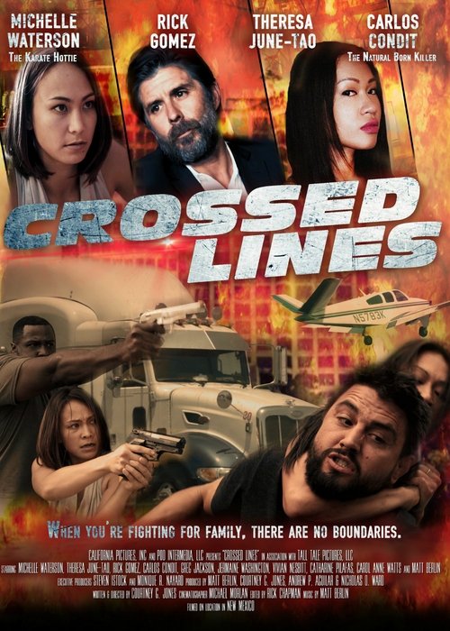 Crossed Lines Poster