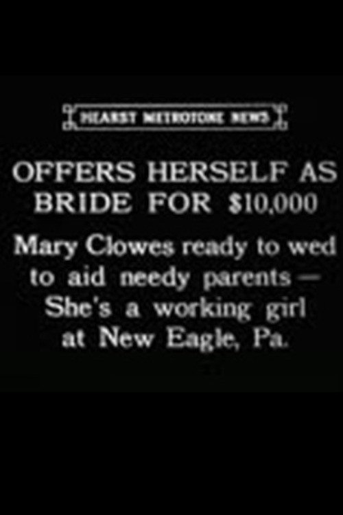 Offers Herself as Bride for $10,000 Poster
