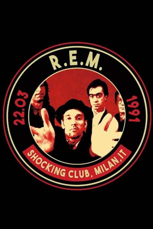R.E.M: Shocking Club, Milan, Italy Poster