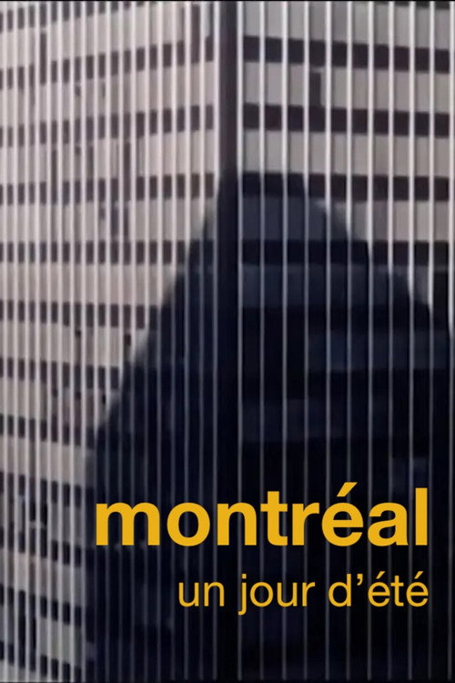 Montréal un jour d'été Poster