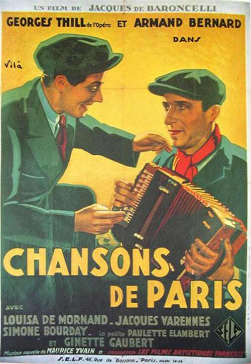 Chansons de Paris Poster