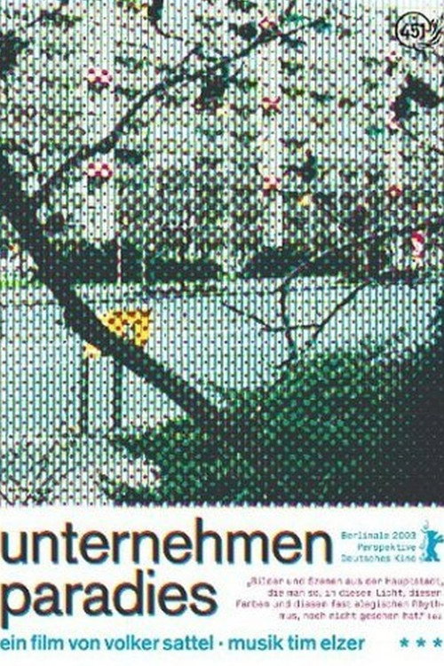 Unternehmen Paradies Poster