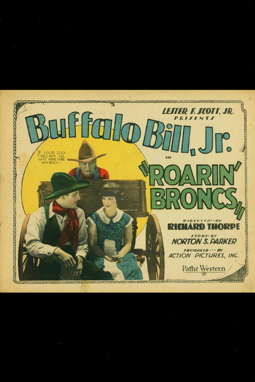 Roarin' Broncs Poster