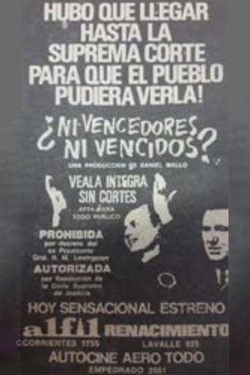 ¿Ni vencedores ni vencidos? Poster