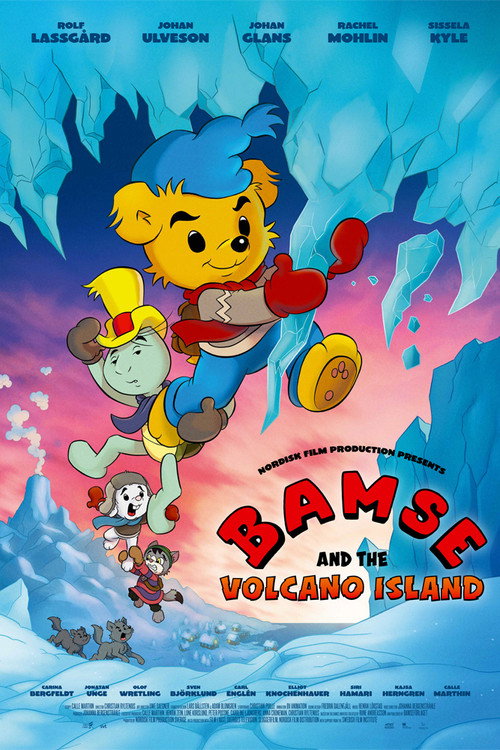 Bamse and the Volcano Island Poster