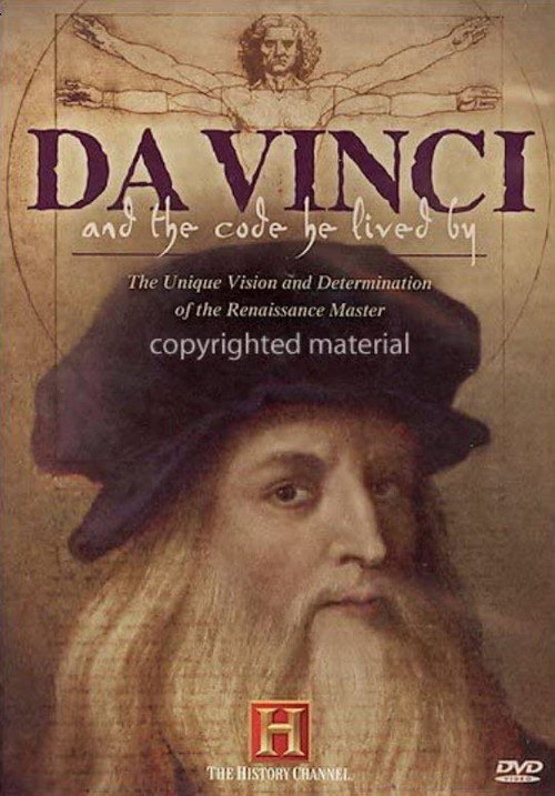 Da Vinci and the Code He Lived By Poster