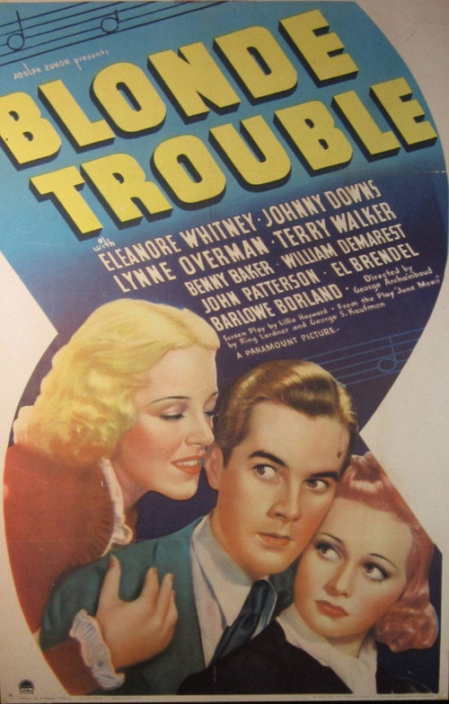 Blonde Trouble Poster