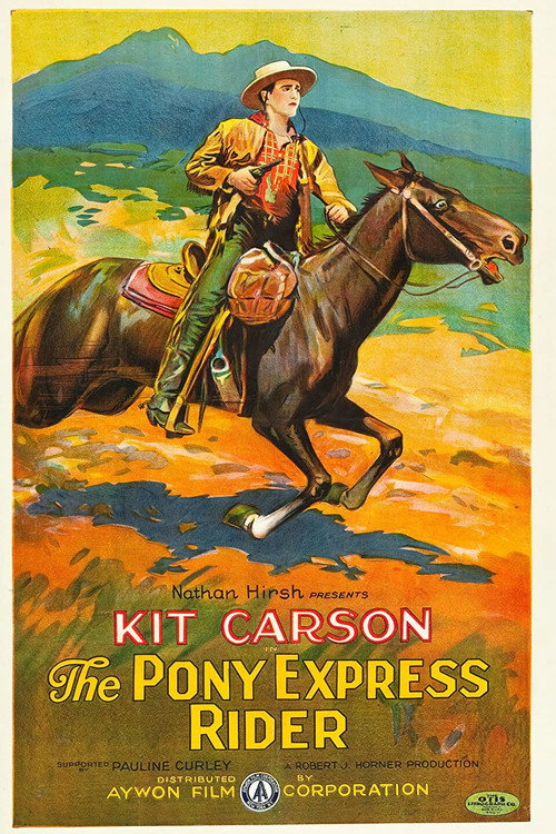 Pony Express Rider Poster