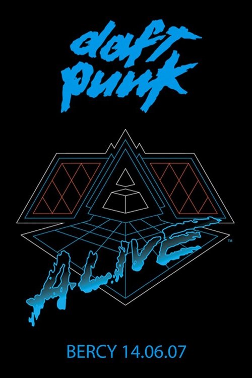 Daft Punk - Alive 2007 - Live Album Concert in Paris Poster