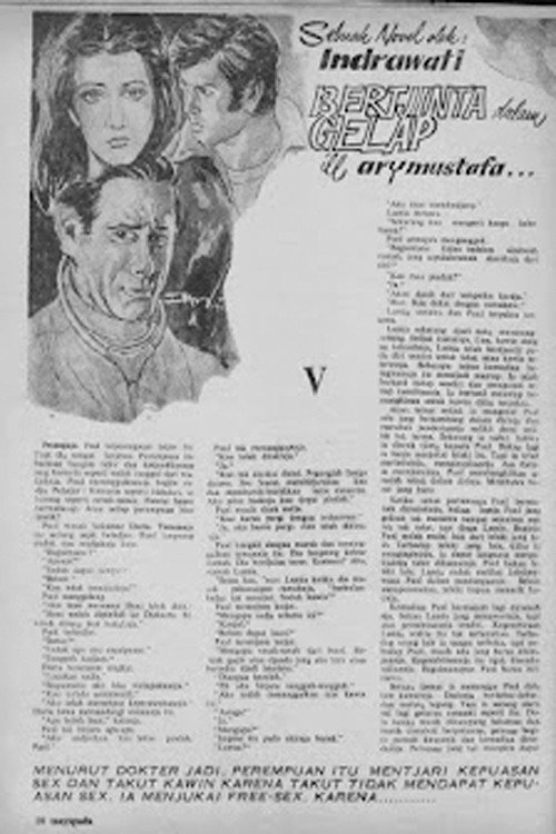 Bertjinta dalam Gelap Poster
