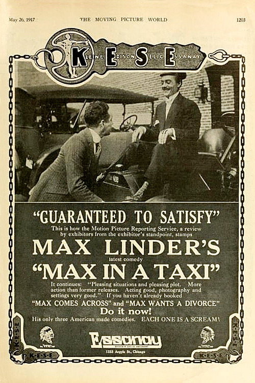 Max in a Taxi Poster