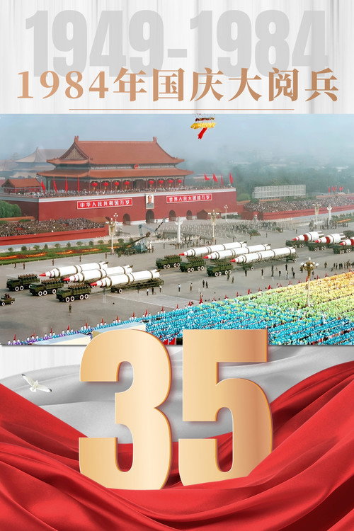 1984年国庆阅兵 Poster