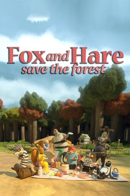Fox and Hare Save the Forest Poster