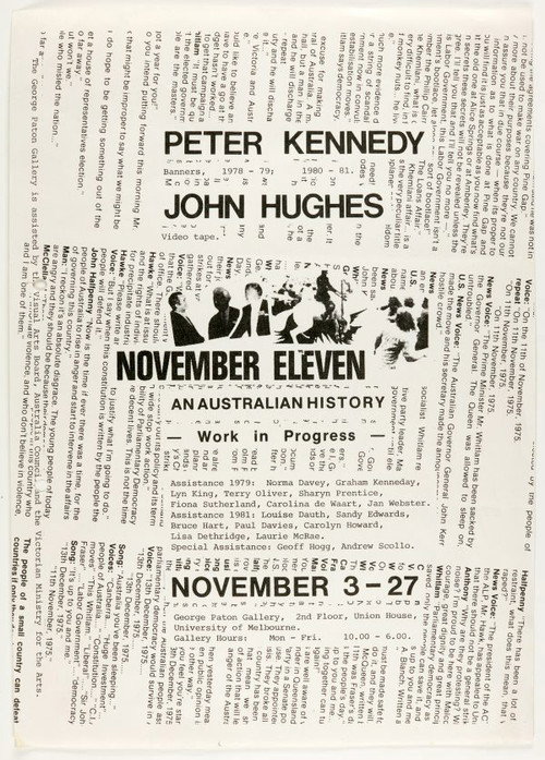 November Eleven Poster