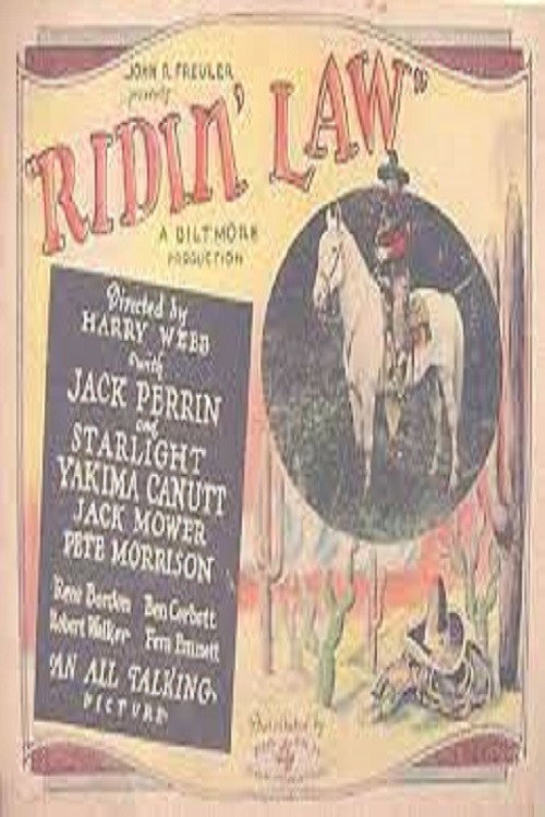 Ridin' Law Poster