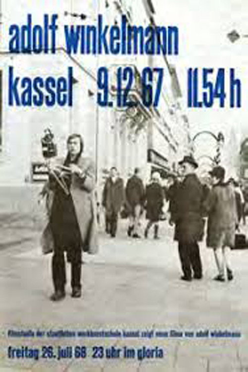 Adolf Winkelmann, Kassel, 9.12.1967, 11.54h Poster