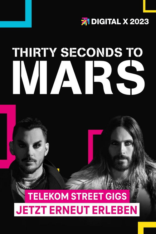30 Seconds to Mars | Digital X 2023 Poster
