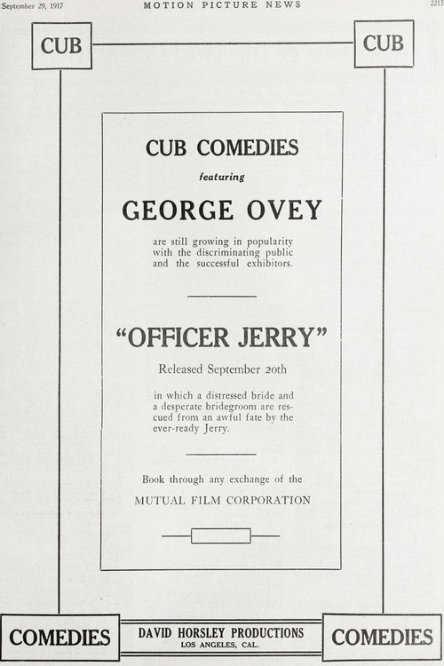 Officer Jerry Poster