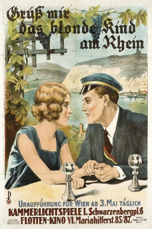 Grüß mir das blonde Kind am Rhein Poster