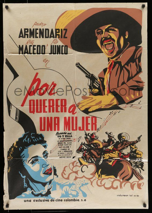 Por querer a una mujer Poster