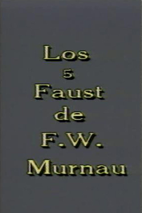 Los 5 Faust de F. W. Murnau Poster