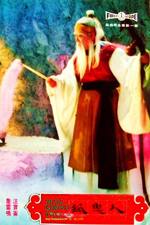 Man Ghost Fox Poster