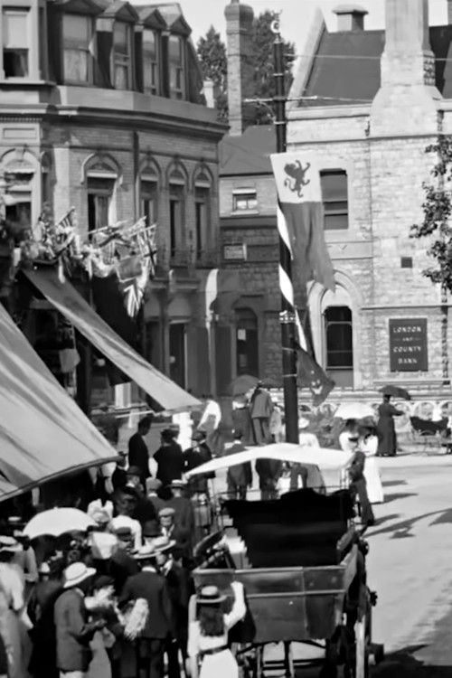 Panorama of Ealing from a Moving Tram Poster