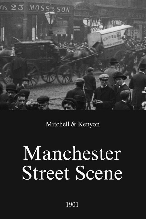 Manchester Street Scene Poster