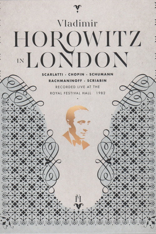 Horowitz in London Poster