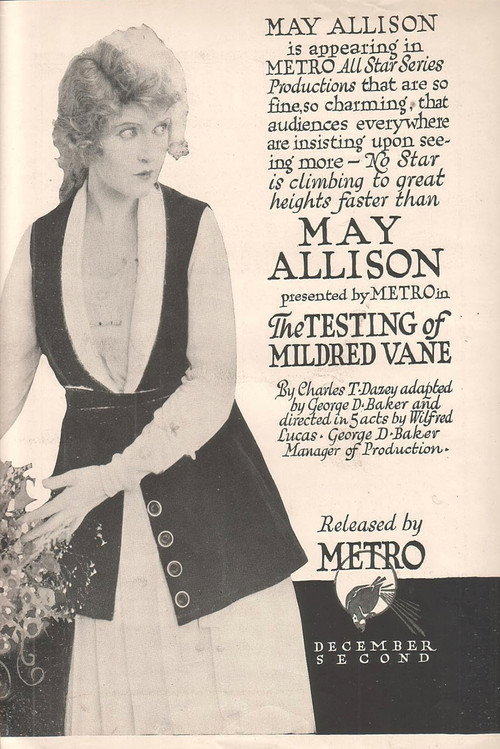 The Testing of Mildred Vane Poster